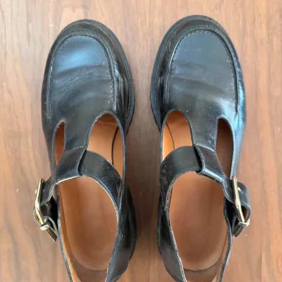 Sezane Violette Babies in Glossy Black, size 41 (US10) - Picture 4 of 5